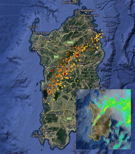 radar meteo sardegna tempo reale